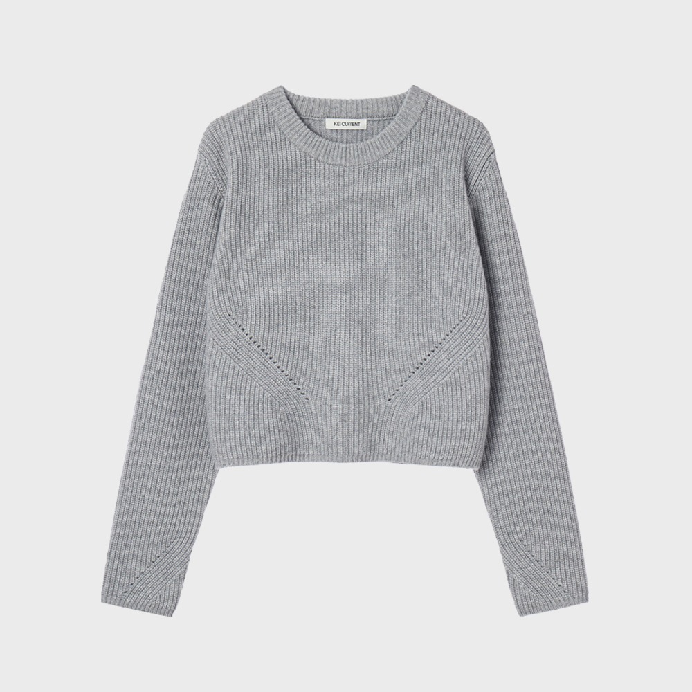 KEI CURRENTFisherman Sweater(Grey)