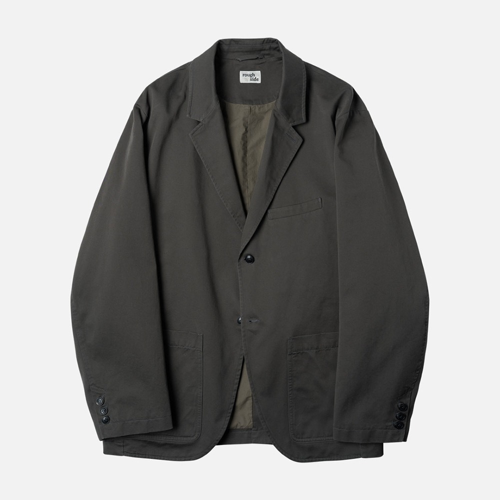 ROUGH SIDE[Signature] Club Jacket(Charcoal)